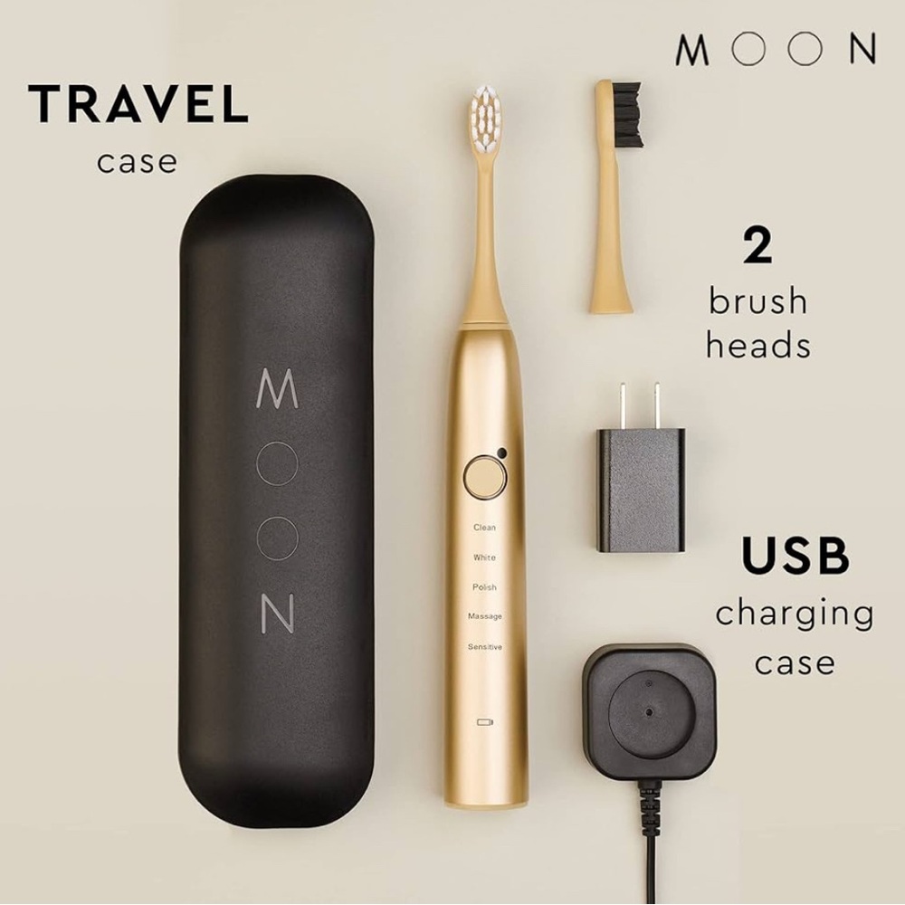 Moon Gold Electric Toothbrush Used! Sold out! *USED*